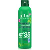 alba botanica fragrance free mineral sunscreen spray spf35 177ml