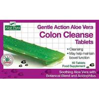 Aloe Pura Gentle Action Aloe Vera Colon Cleanse Tablets - 30 tablets