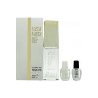 alyssa ashley white musk gift set 50ml edt 5ml musk perfume oil 5ml wh ...