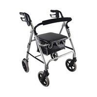 Aluminium Rollator, Silver, Aluminium