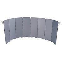 Aluminum 8-fold Windscreen For Outdoor Camping Cooking