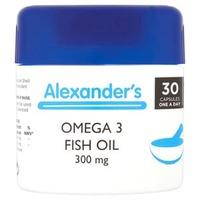 alexanders omega 3 tablets 30s