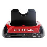 All-in-1 2.5\" 3.5\" IDE/SATA/Esata HDD Docking with Card Reader
