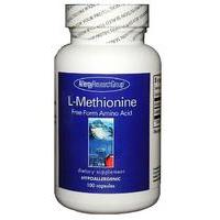 allergy research l methionine 500mg 100caps