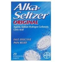Alka Seltzer Extra Strong Pain Relief 20 Tablets