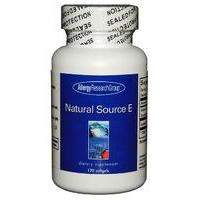 Allergy Research Vitamin E Natural Source, 120SGels