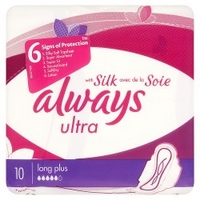 Always Ultra With Silk 10 Long P...
