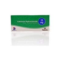 Allergy and Hayfever Relief Cetirizine 10mg - 30 Tablets