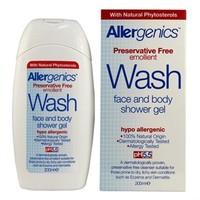 Allergenics Face &amp; Body Shower Wash 200ml