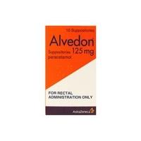 Alvedon 125mg Paracetamol Suppositories