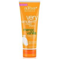 alba botanica very emollient shave cream mango vanilla