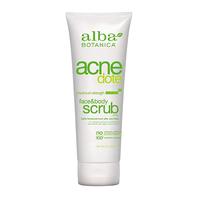 alba botanica acnedote face body scrub