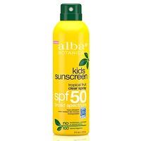 Alba Botanica Kids Sunscreen Tropical Fruit Clear Spray SPF50