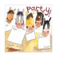 Alex Clark Pony Party Invites - 8 Pack