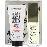 alyssa ashley alyssa ashley musk eau de toilette spray 50ml and free t ...