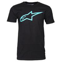 Alpinestars Ageless Classic T-Shirt - Black/Turquoise