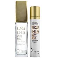 Alyssa Ashley White Musk Eau de Toilette Spray 100ml and Deodorant Spray 100ml