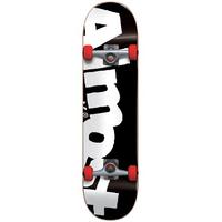 Almost Side Pipe Complete Skateboard - Black - 7.5\