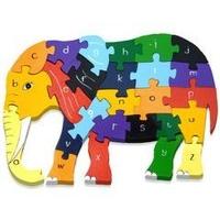 alphabet elephant jigsaw puzzlehandcrafted with free storage bag