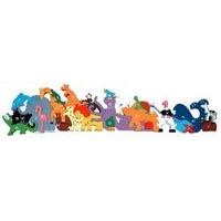 Alphabet Zoo - Handcrafted Wooden Jigsaw (Includes Storage Bag)