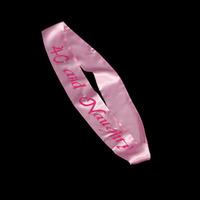 Alandra Pink Flashing Sash - 40 & Naughty