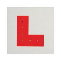 Alandra Red Flashing L Plate