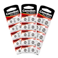 Alkaline Coin Cells packs of 10 in various sizes Camelion