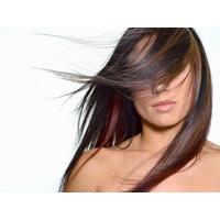 All over colour with sunkissed highlights and blow dry