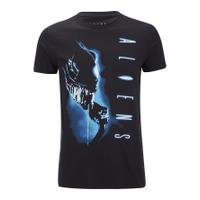 aliens mens vertical t shirt black m