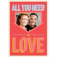 All You Need is Love | Valentines Card