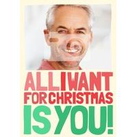 All I Want | Photo Christmas Card