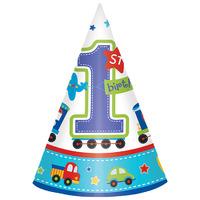 All Aboard 1st Birthday Party Hats