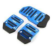 Aluminum Skid Car Accelerator Pedal Brake Pedal Pedals Suitable For Manual Car (Assorted Colors)