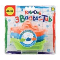 Alex Toys Rub A Dub 3 Boats In The Tub