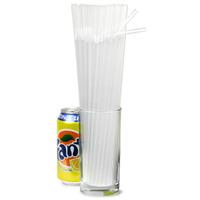 Alcopop Bendy Straws 10.5inch Clear (40 Boxes of 250)