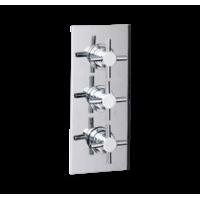 alexa triple crosshead concealed shower valve