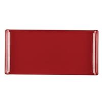 alchemy buffet red melamine rectangular trays 300x 145mm pack of 6