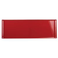 alchemy buffet red melamine rectangular trays 580x 200mm pack of 4