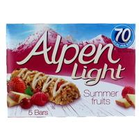 alpen light summer fruits 5 pack
