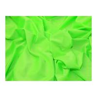 All Way Stretch Lycra Dress Fabric Fluorescent Lime
