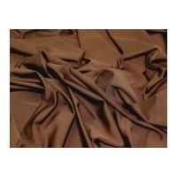 All Way Stretch Lycra Dress Fabric Brown