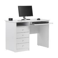 alphason marymount white computer desk