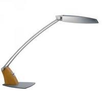 Alba Tendo Fluorescent Desk Lamp 11W GreyWood FLUOTEN UK