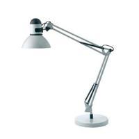 Alba 60W White Architect Desk Lamp