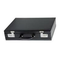 Alassio Ponte Attache Leather-look Multi-section Case Black 92300
