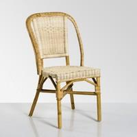 Albertine, natural rattan garden chair