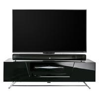 Alphason CRO21200BKBK Chromium 2 Cantilever TV Cabinet 1200mm Wide in