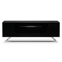 Alphason CRO21000CBBK Chromium 2 TV Cabinet 1000mm Wide in Black High