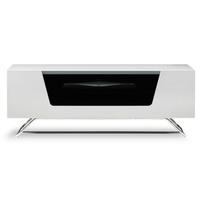 Alphason CRO21000CBWH Chromium 2 TV Cabinet 1000mm Wide in White High