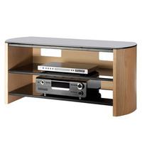 Alphason FW1100 LOB Finewoods TV Cabinet 1100mm Wide in Light Oak